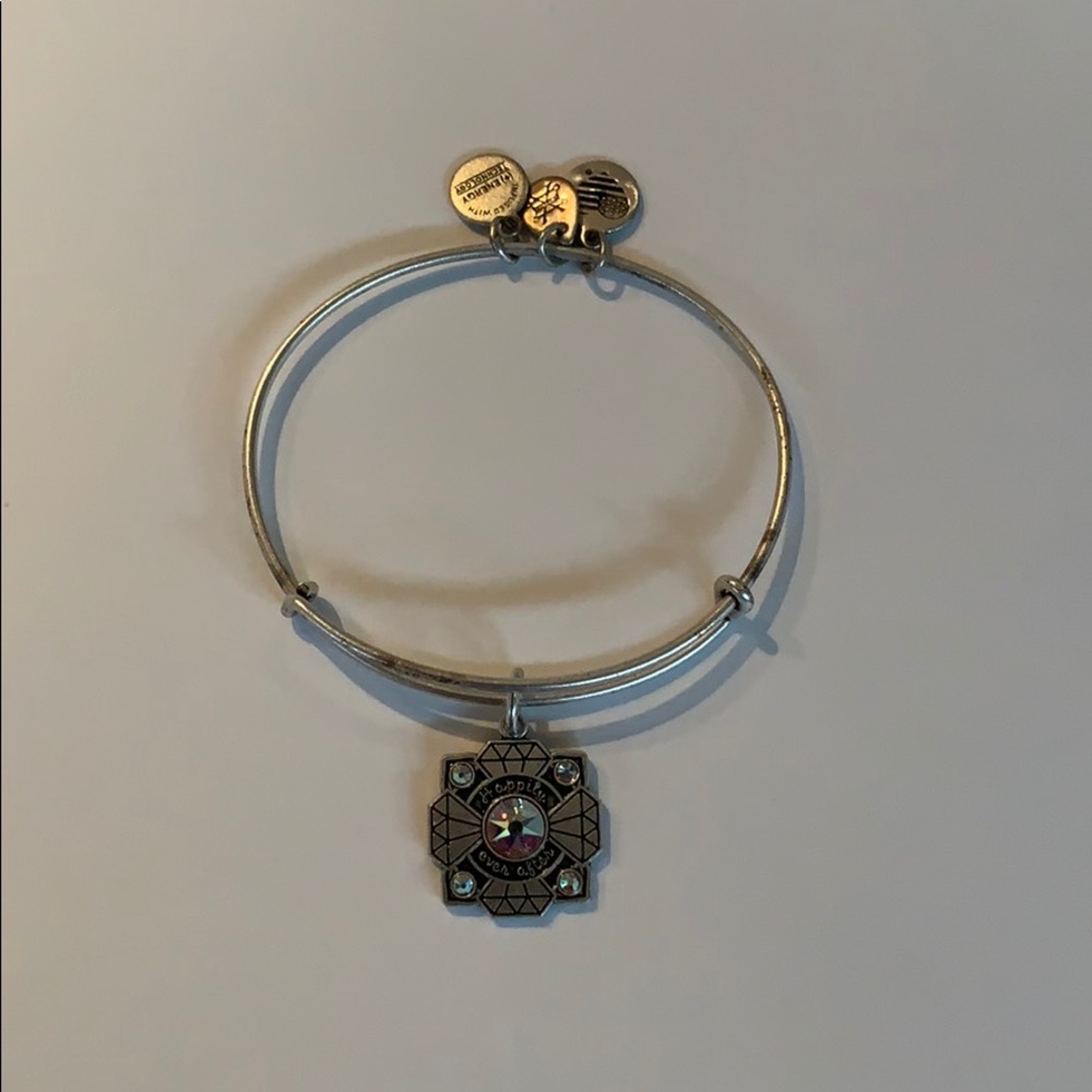 Alex and Ani Bride Bangle Silver Finish